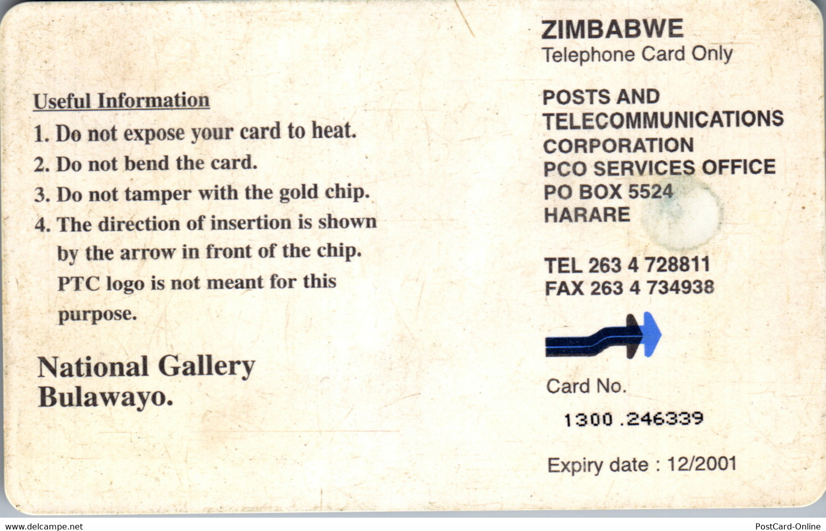 31419 - Zimbabwe - National Gallery Bulawayo - Simbabwe