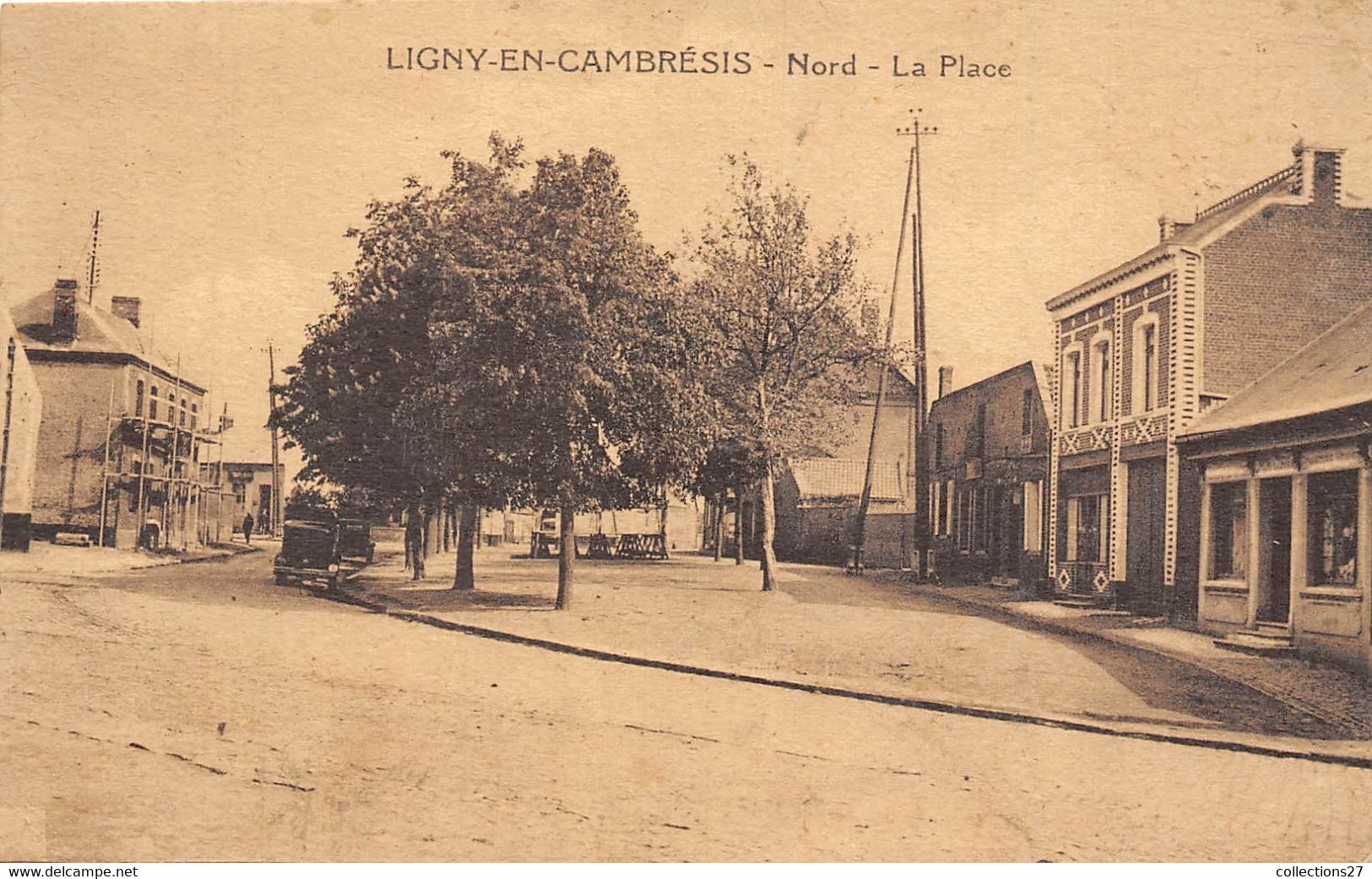 59-LIGNY-EN-CAMBRESIS- LA PLACE - Other & Unclassified
