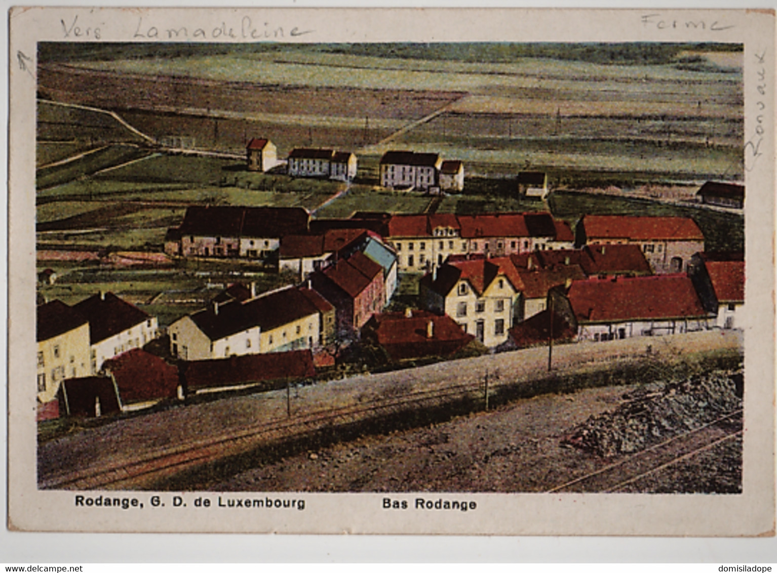 Rodange , G.D.de Luxembourg       Rodange  1924 - Rodingen