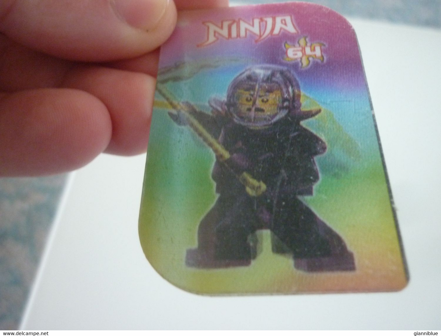Lego Ninja 3D Greek Edition Metal Card Tag #64 - Ohne Zuordnung