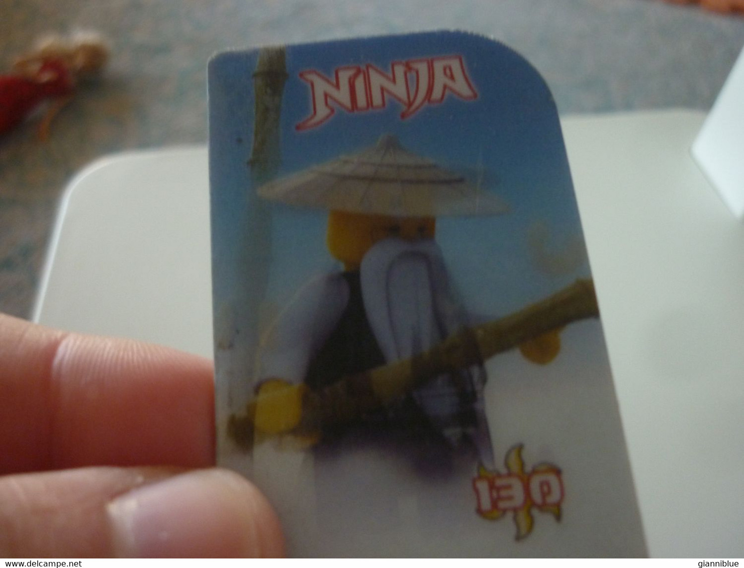 Lego Ninja 3D Greek Edition Metal Card Tag #130 - Unclassified