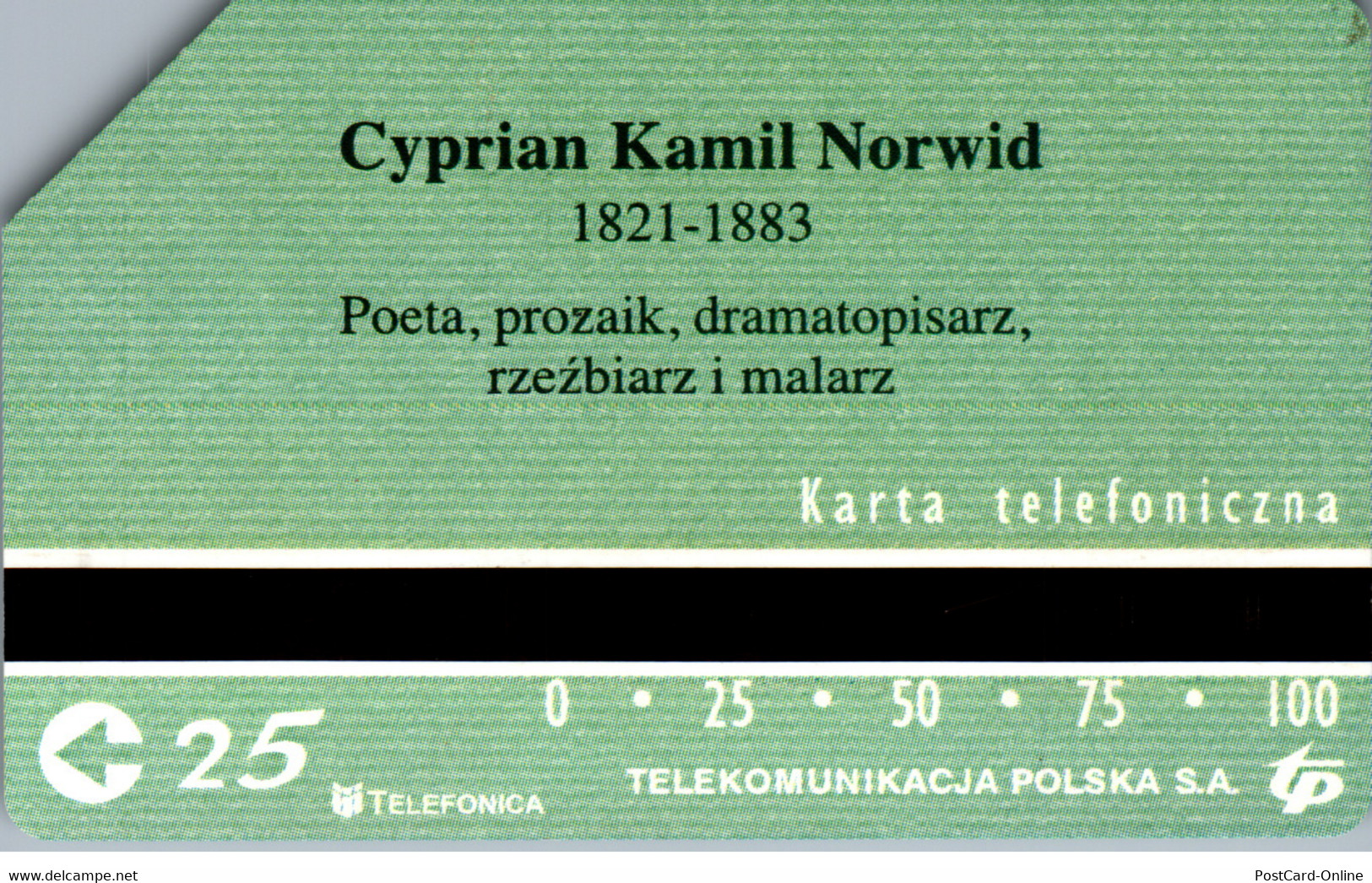 31690 - Polen - TP , 2001 Rok Norwidowski , Cyprian Kamil Norwid - Poland