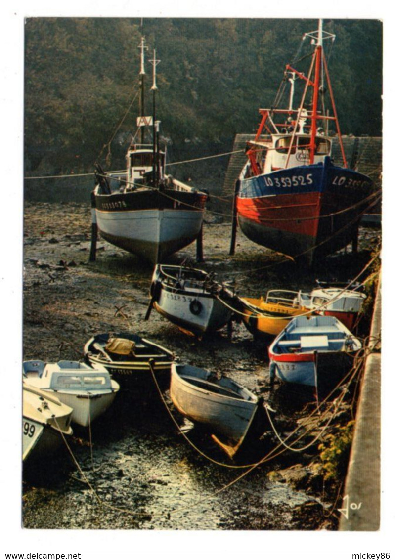 MOELAN SUR MER --- Marée Basse à Brigneau ( Bateaux ).....................à Saisir - Moëlan-sur-Mer