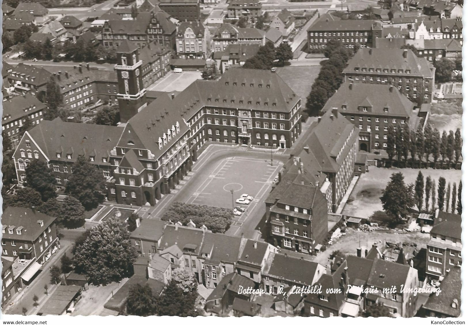 Bottrop, Luftbild, Gelaufen 1962 - Bottrop