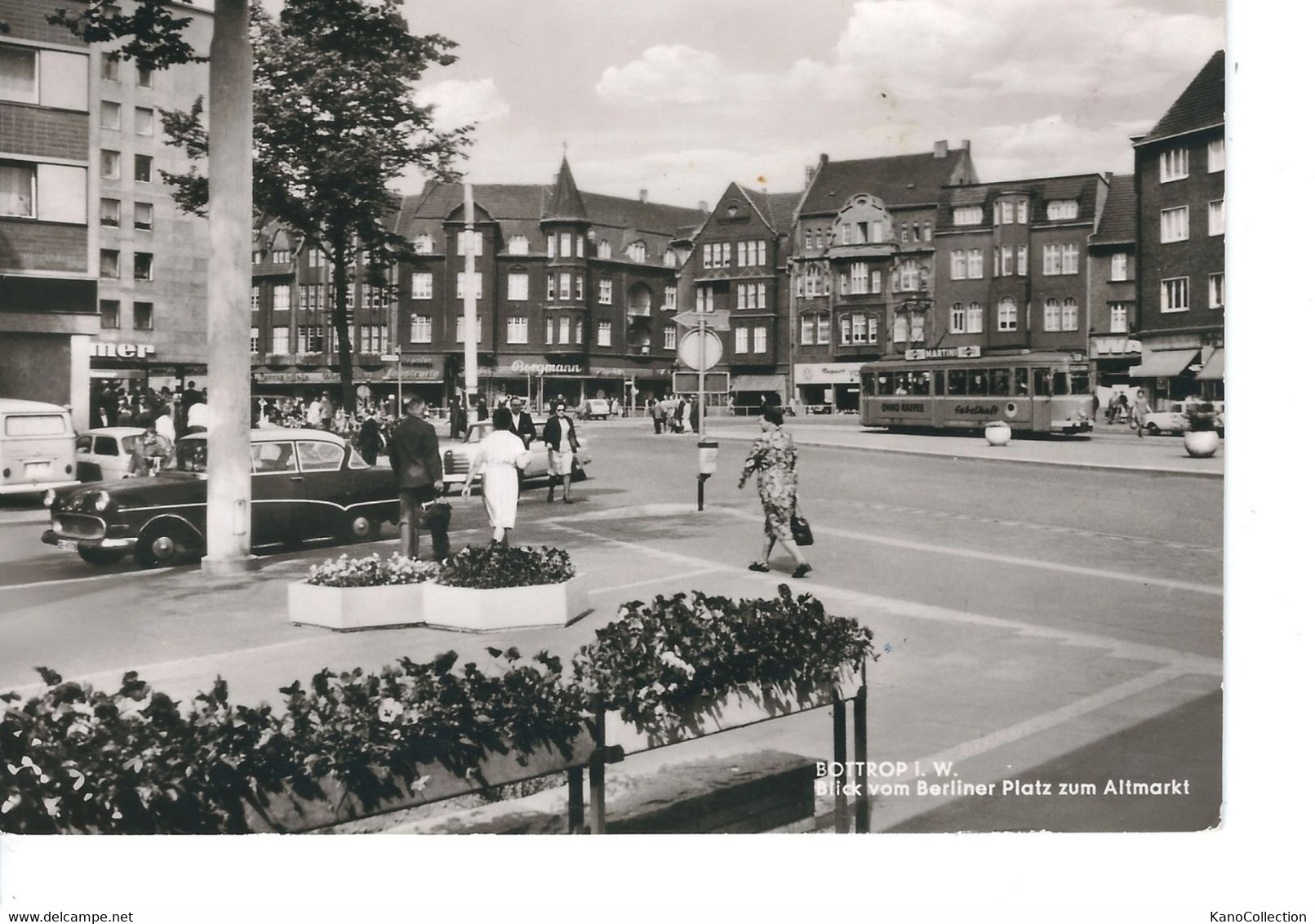 Bottrop, Berliner Platz, Altmarkt, Gelaufen 1968 - Bottrop