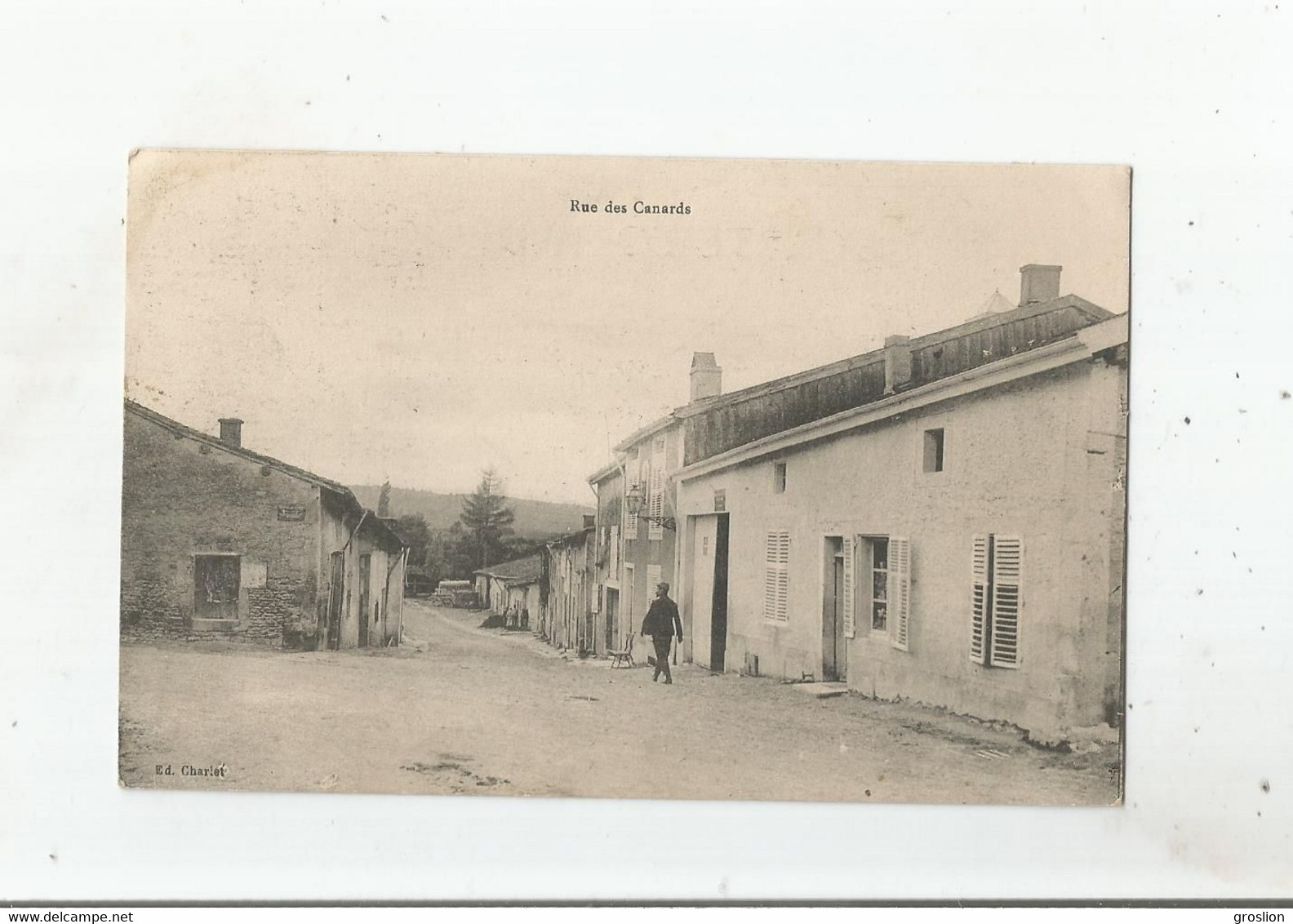 PIERREFITTE SUR AIRE (MEUSE) RUE DES CANARDS (MILITAIRE) 1915 - Pierrefitte Sur Aire