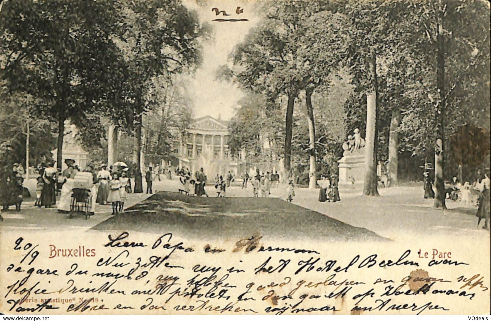 038 428 - CPA - Belgique - Bruxelles - Le Parc - Bossen, Parken, Tuinen