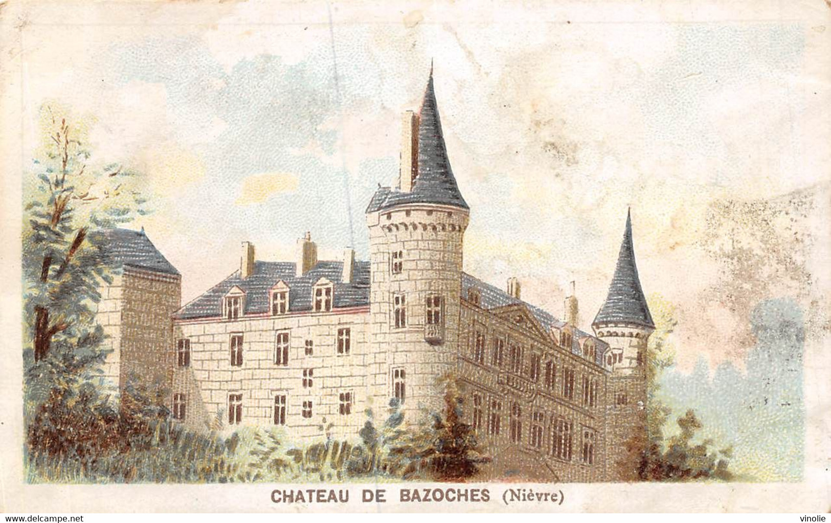 P-TBB2-22-2267 : MAGASIN BOISSELAT PARIS. ECONOMIE MENAGERE. IMAGE FORMAT 7 CM X 11 CM. CHATEAU DE BAZOCHES - Bazoches