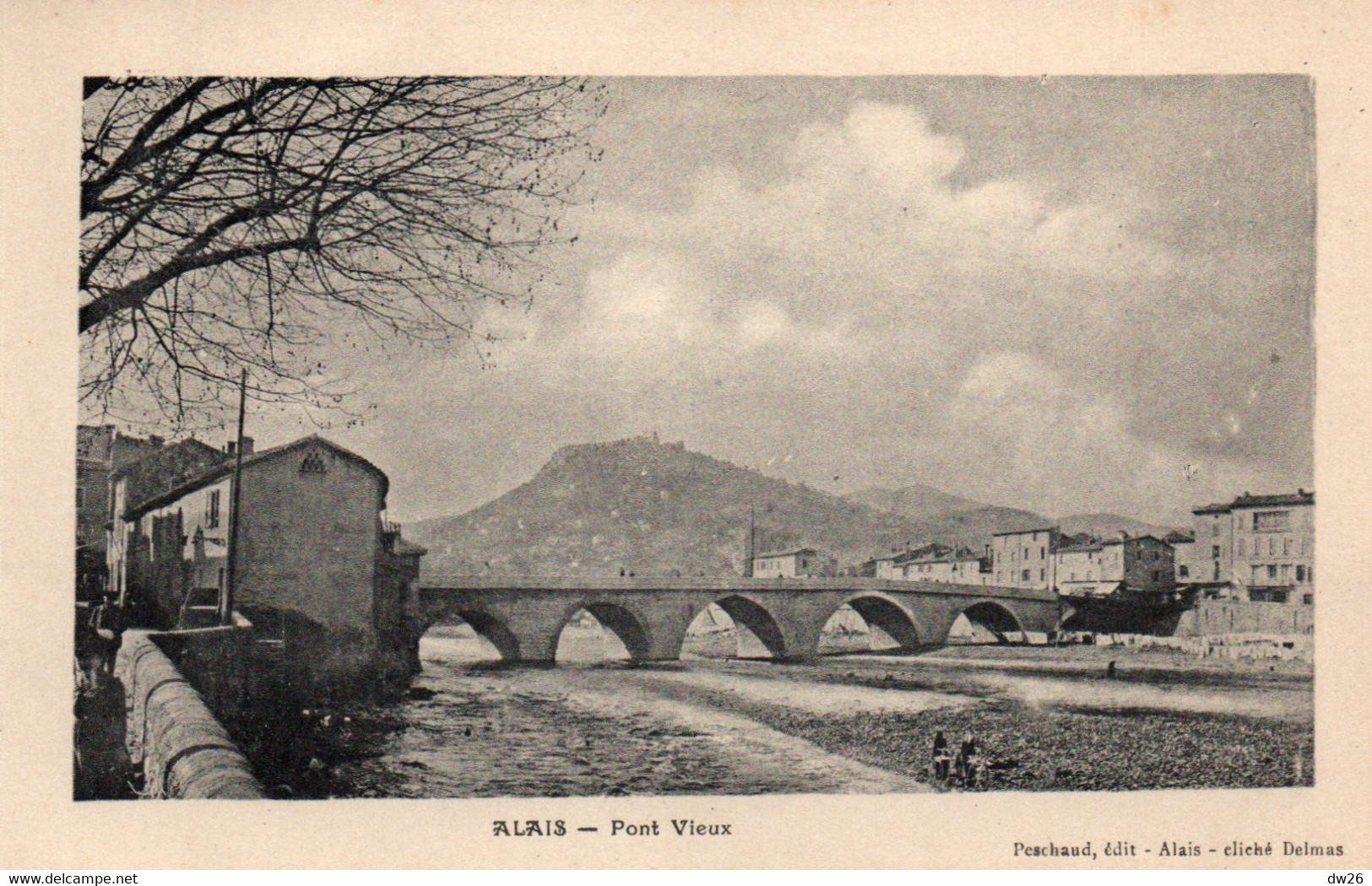 Alais (Alès, Gard) Pont Vieux - Edition Peschaud - Carte Non Circulée - Alès