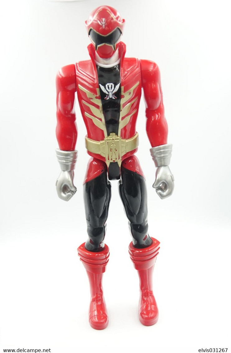 Vintage ACTION FIGURE POWER RANGERS: Super Megaforce RED RANGER 10" - Ranger - Original Bandai 2013 - GI JOE - Action Man