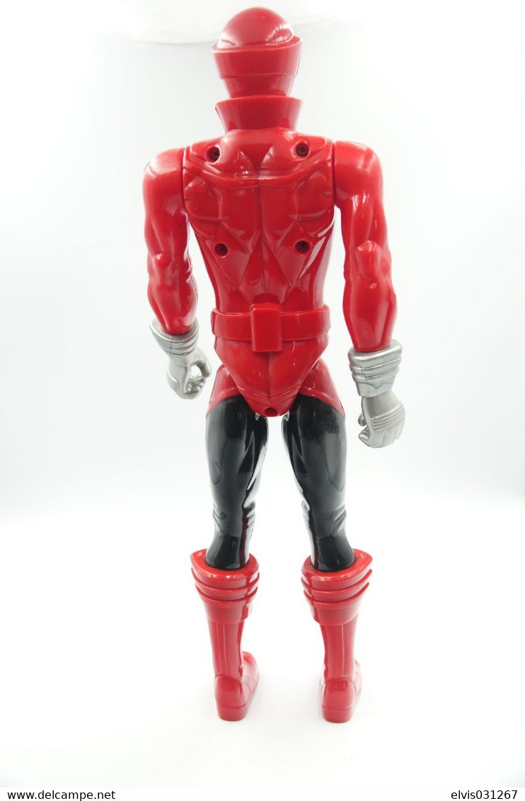 Vintage ACTION FIGURE POWER RANGERS: Super Megaforce RED RANGER 10" - Ranger - Original Bandai 2013 - GI JOE - Action Man