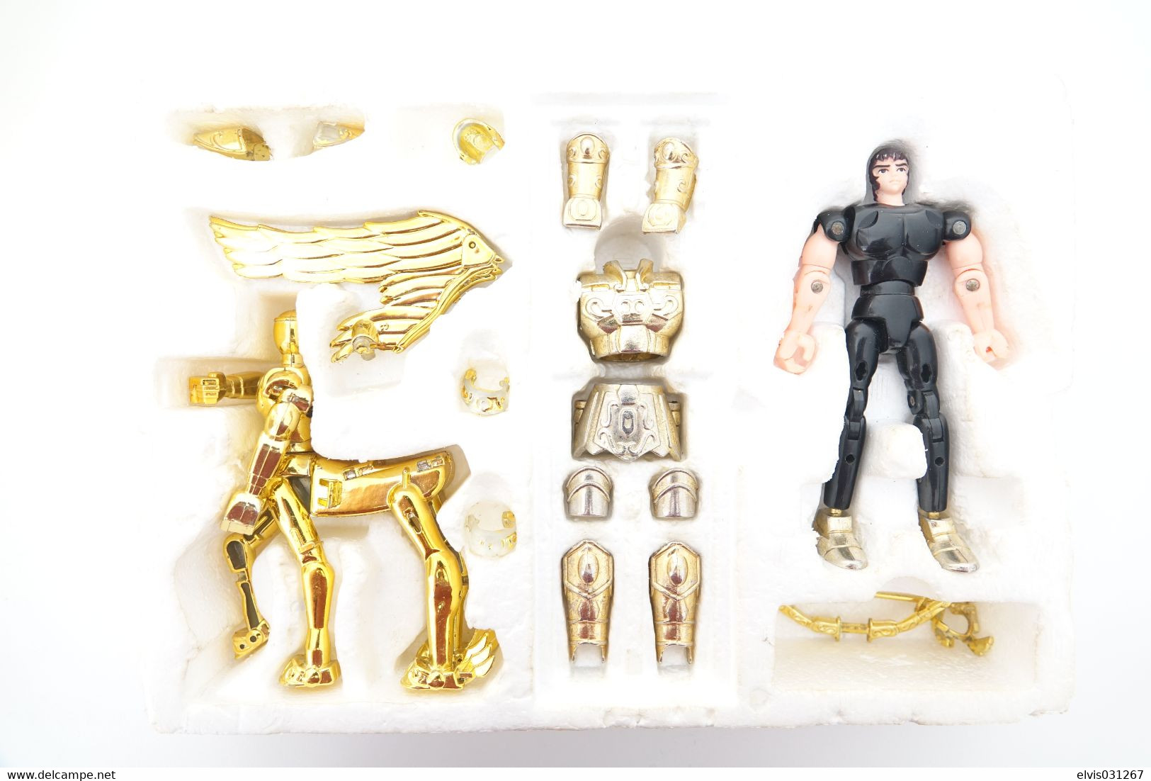 Vintage ACTION FIGURE : SAINT SEIYA : Sagittaire / Aiolos W BOX - Original Bandai 1987 - GI JOE - Chevaliers Du Zodiaque - Action Man