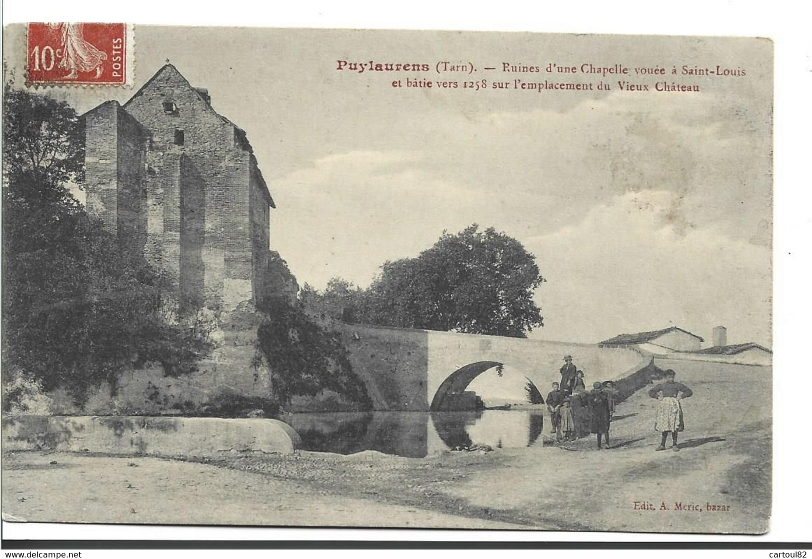 31 VE  Puylaurens Ruines D'une Chapelle  CPA  TBE - Puylaurens