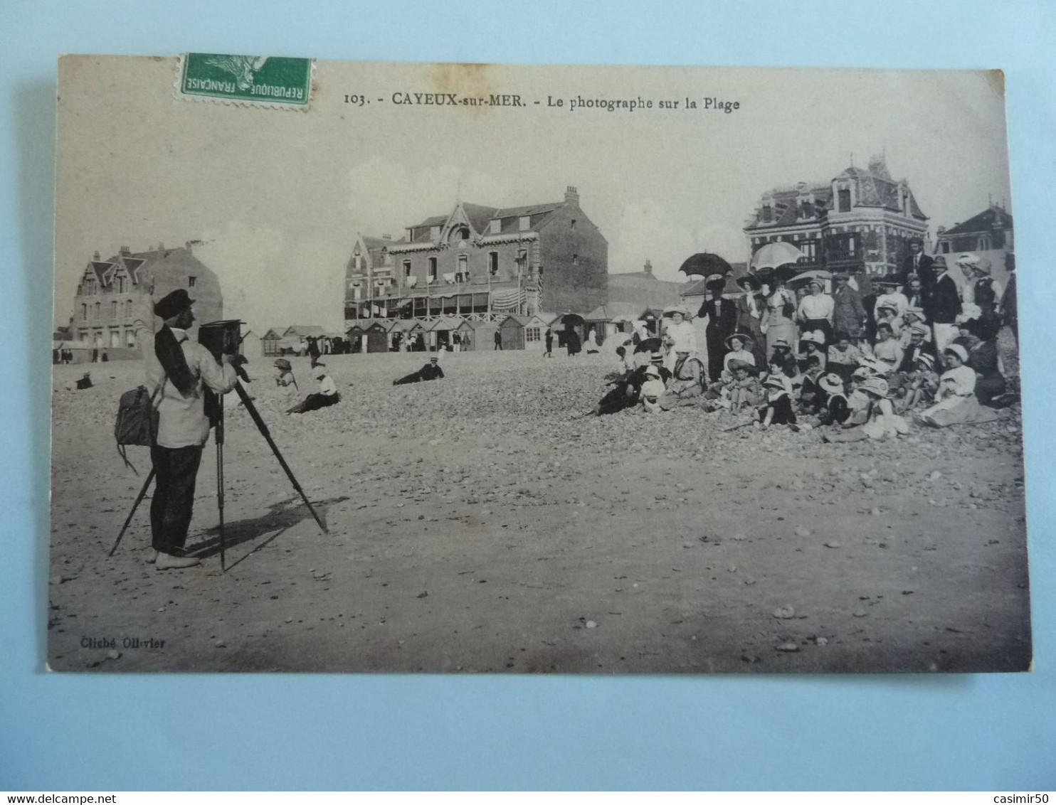 CAYEUX SUR MER LE PHOTOGRAPHE SUR LA PLAGE - Cayeux Sur Mer