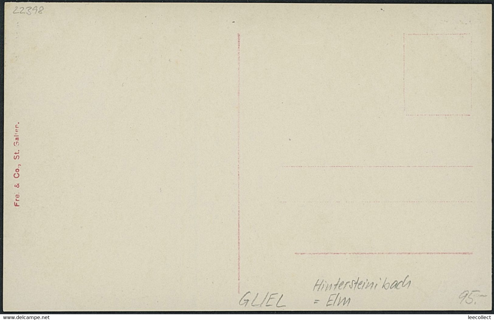 Suisse - GL Steinibach - Elm - Elm