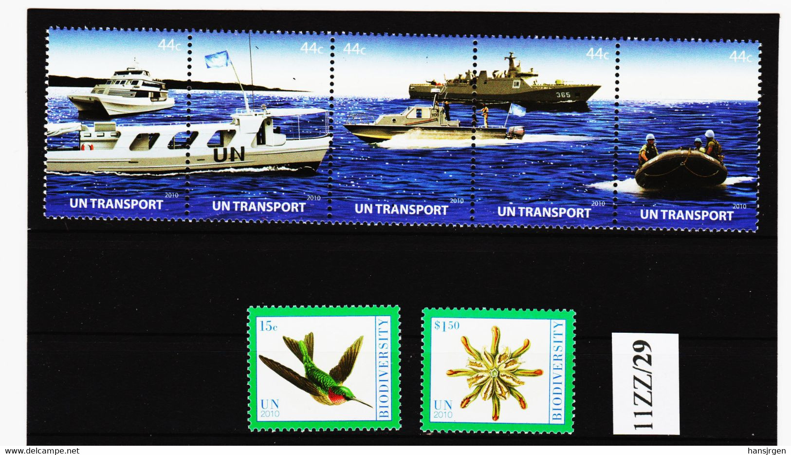 11ZZ/29 VEREINTE NATIONEN  New York 2010 MICHL  1229/35 **  Postfrisch ZÄHNUNG Siehe ABBILBUNG - Unused Stamps