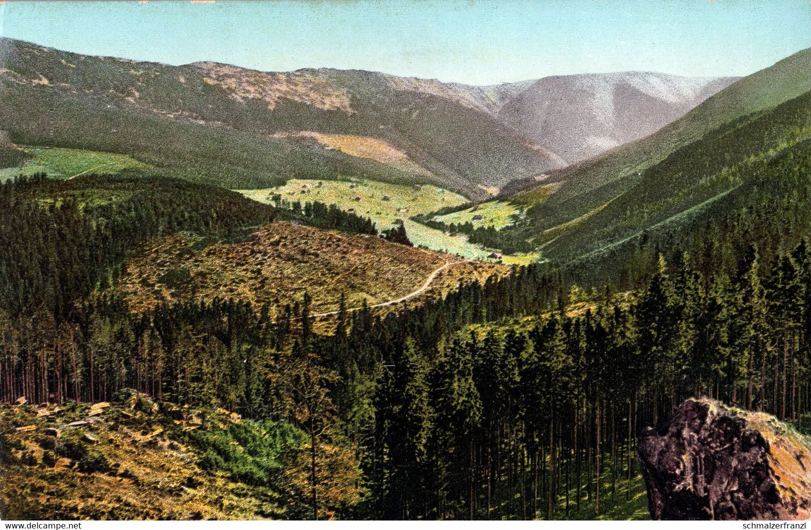 Photochromie AK Riesengebirge Im Sommer St Sankt Peter Svaty Petr Spindlermühle Spindleruv Mlyn Leipelt Warmbrunn 4150 - Sudeten