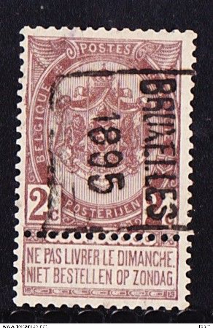 Brussel 1895  Nr. 35B - Roller Precancels 1894-99
