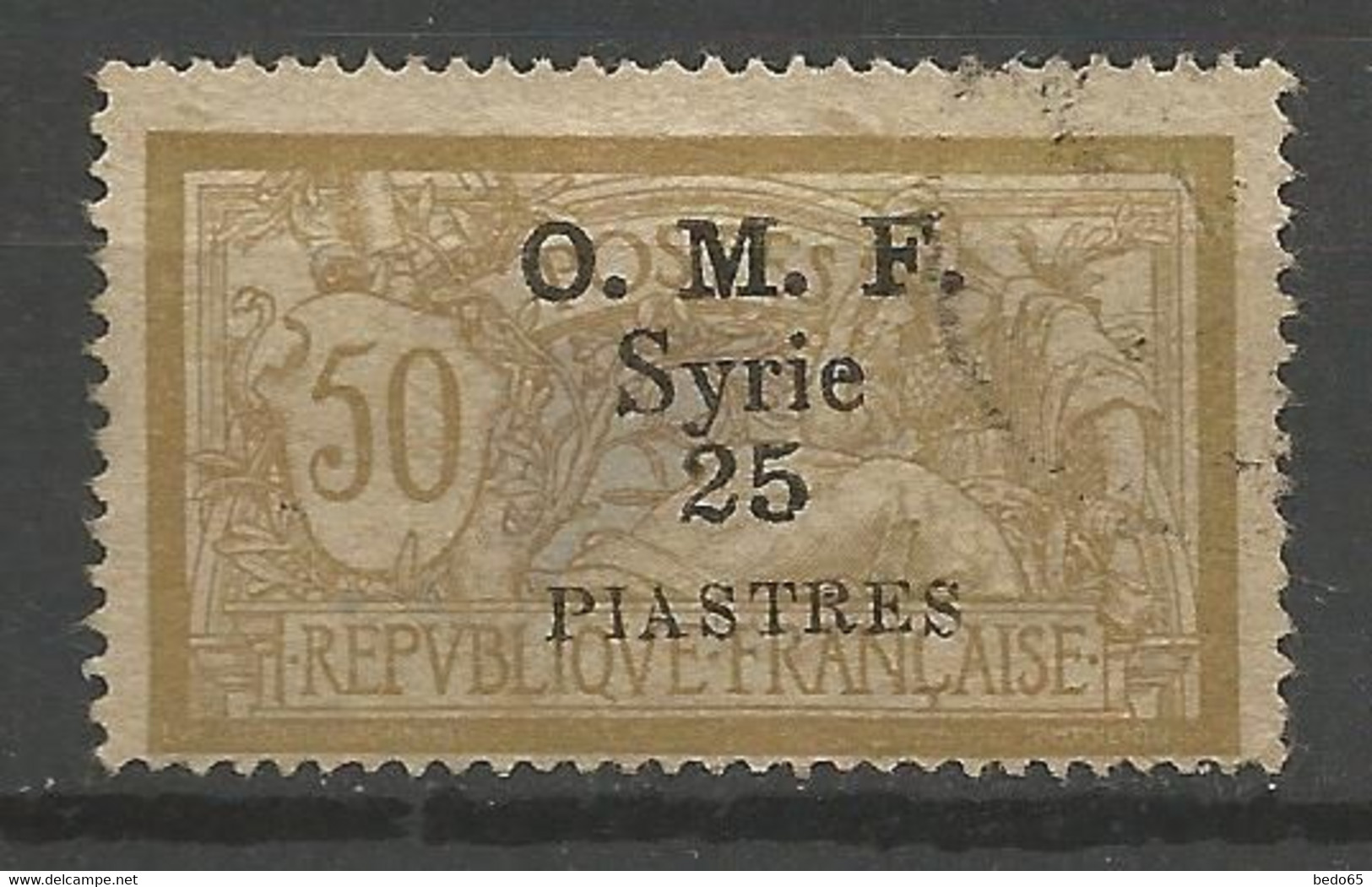 SYRIE N° 41 Papier GC OBL - Usados