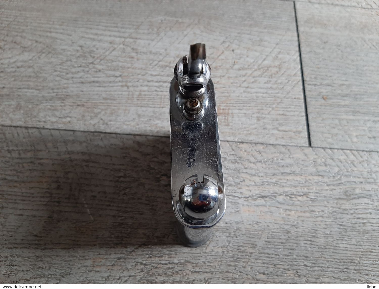 Ancien Briquet De Table à Essence Flamidor Offert établissements P B Montreuil - Autres & Non Classés