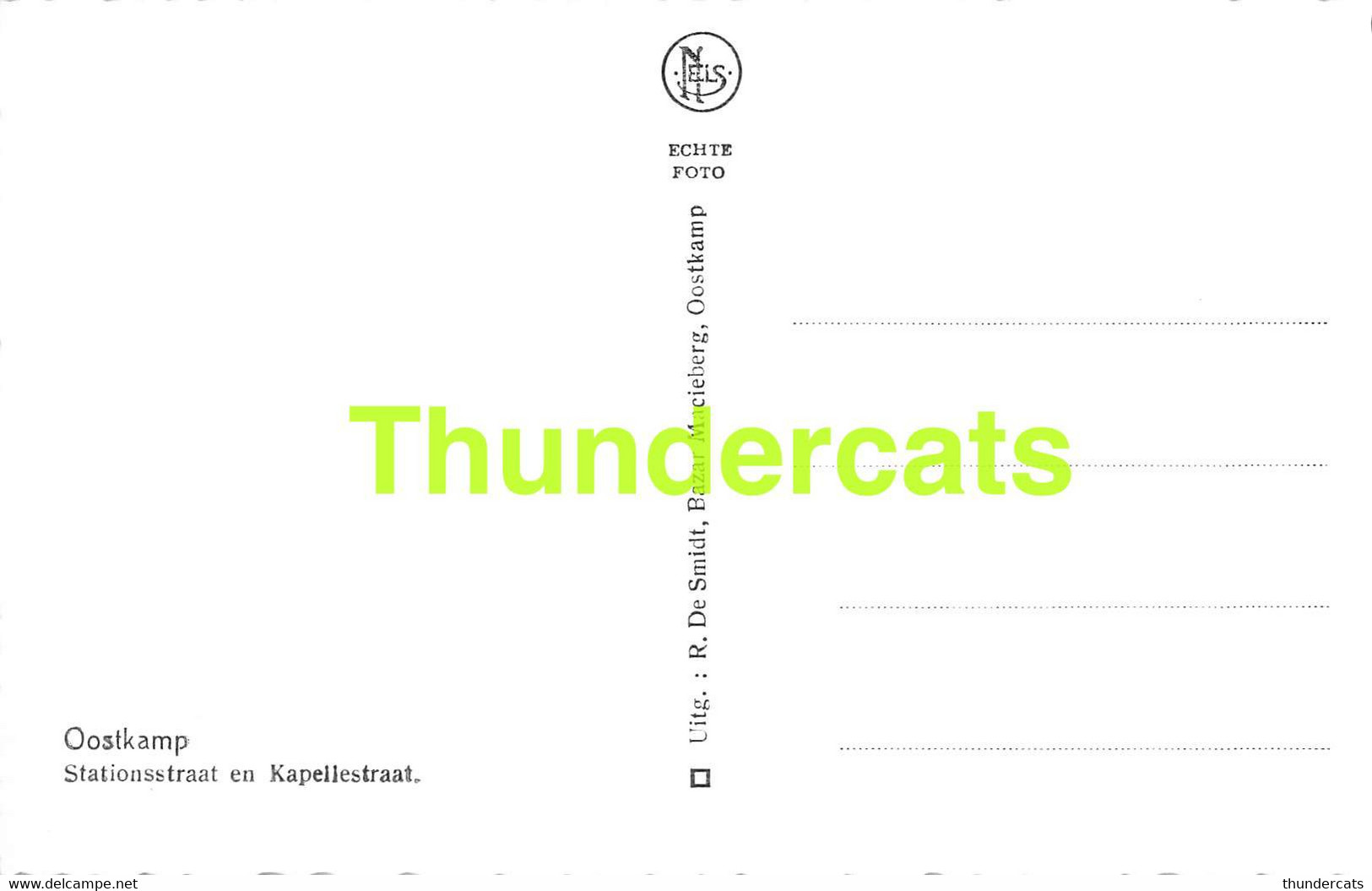 CPA OOSTKAMP STATIONSSTRAAT EN KAPELLESTRAAT - Oostkamp
