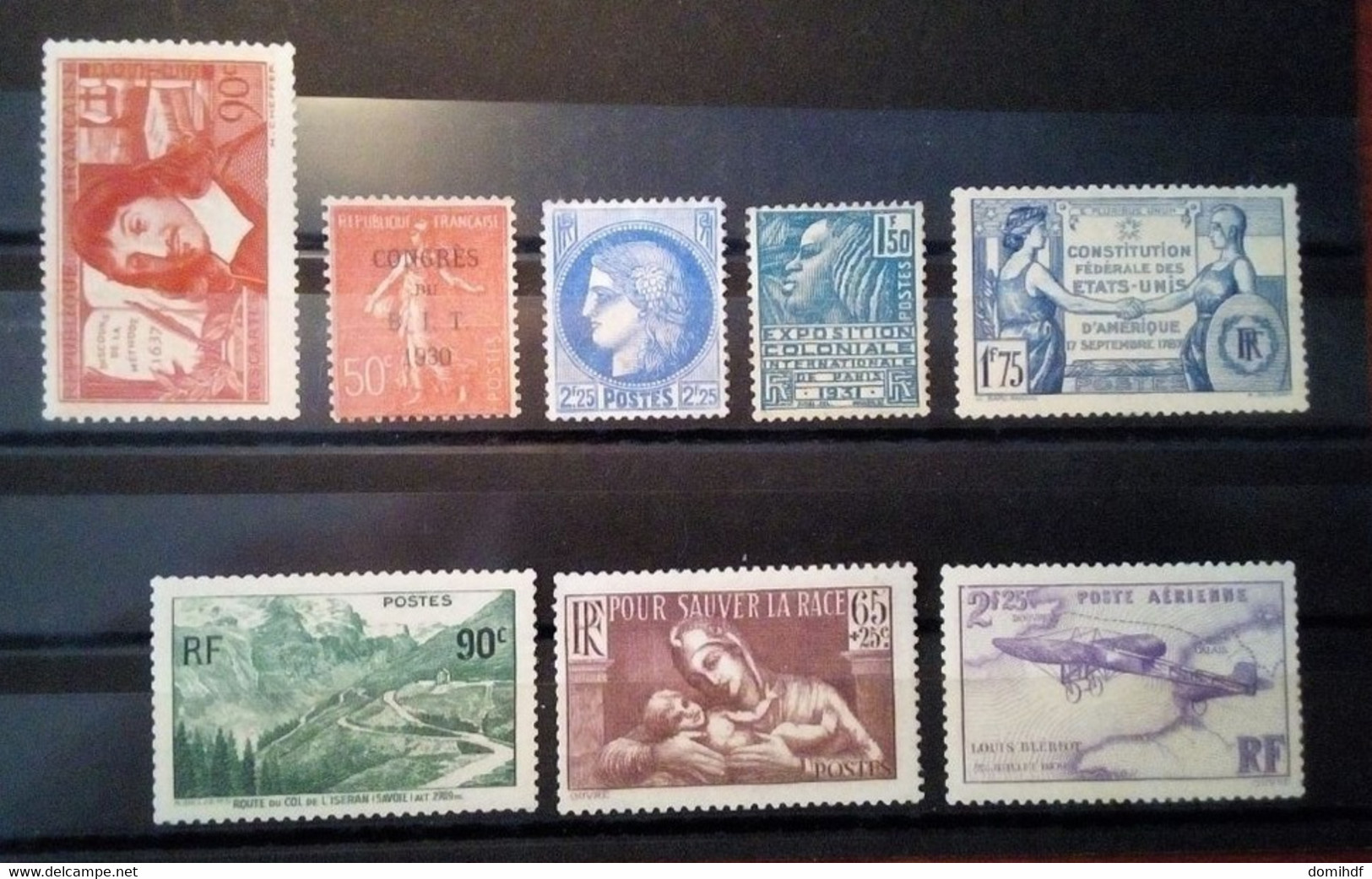 Lot Timbres France - Années 30 - Timbres Regommés (GNO) / Port Offert - Otros & Sin Clasificación