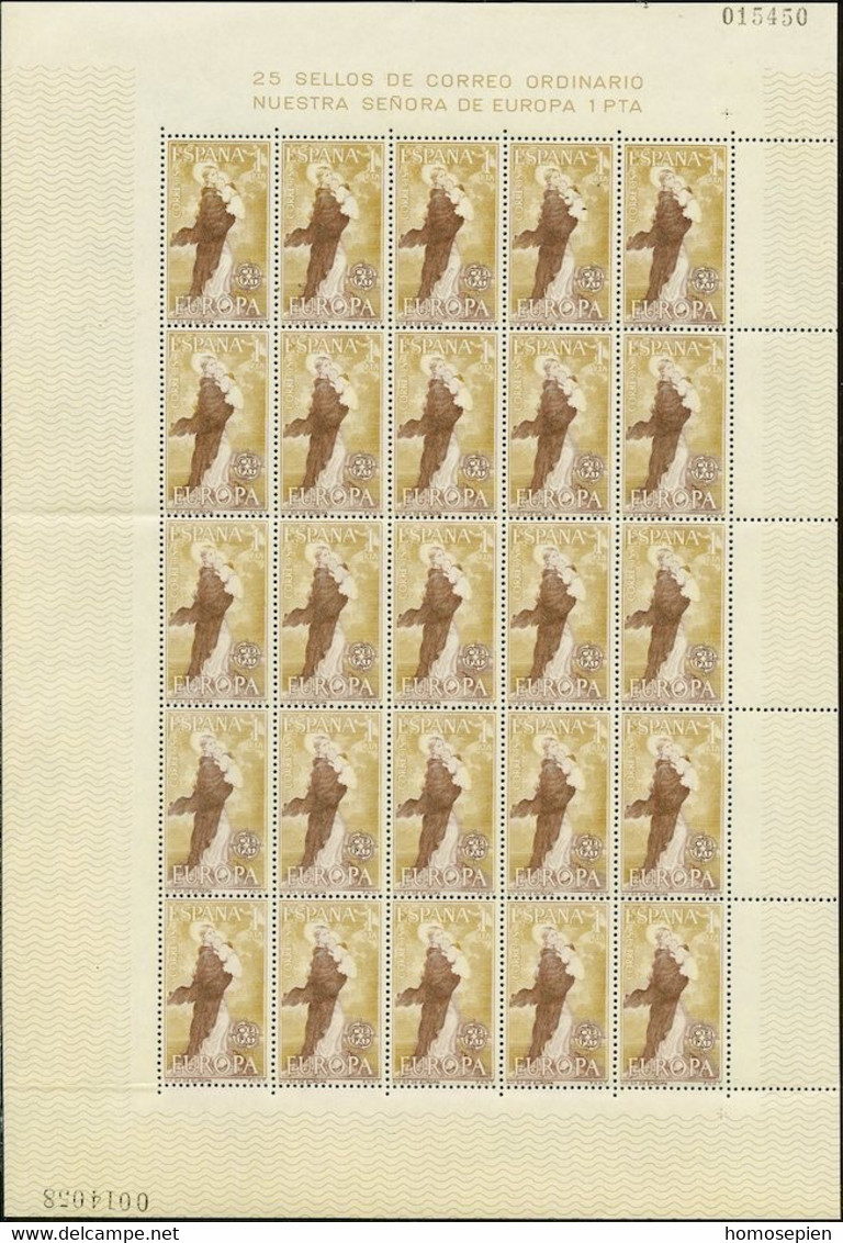 Espagne - Spain - Spanien Bloc Feuillet 1963 Y&T N°F1119 à F1120 - Michel N°KB1411 à KB1412 *** - EUROPA - Full Sheets