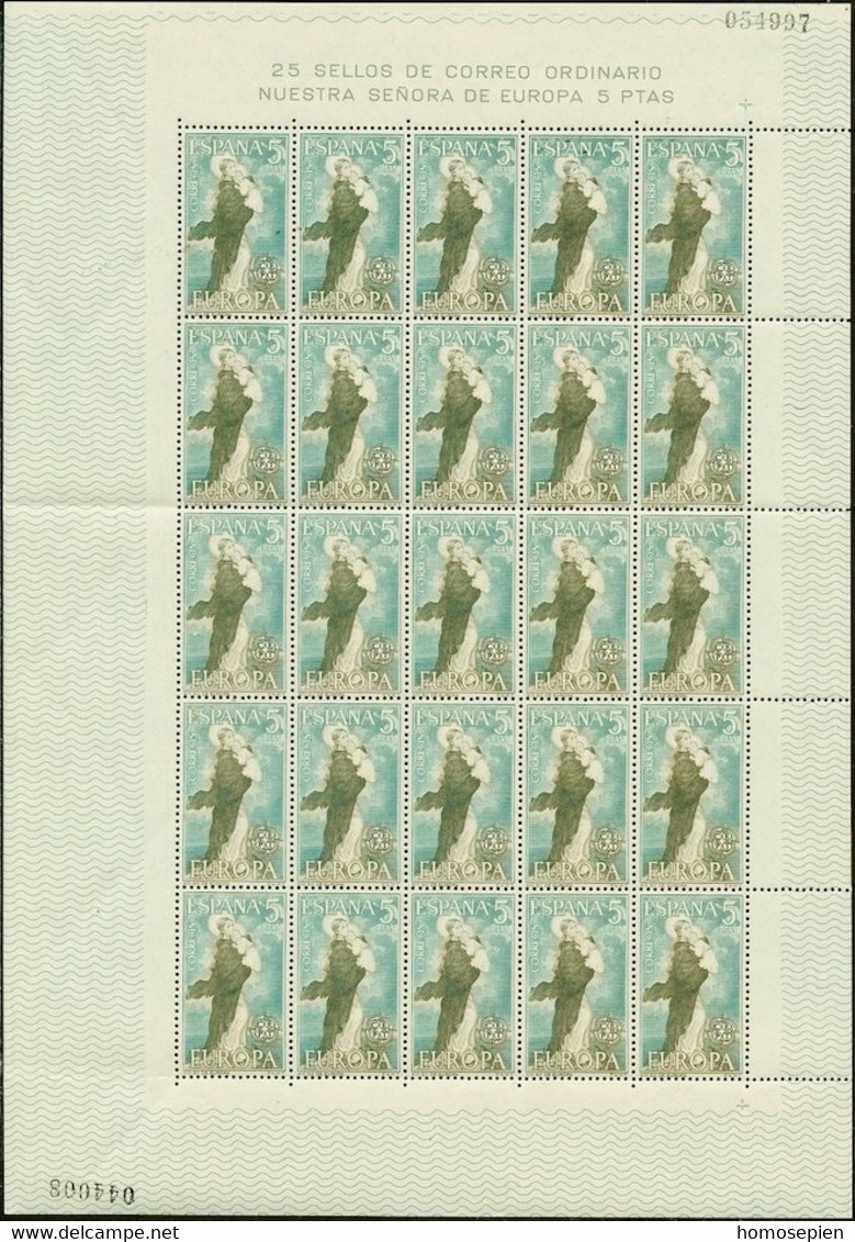 Espagne - Spain - Spanien Bloc Feuillet 1963 Y&T N°F1119 à F1120 - Michel N°KB1411 à KB1412 *** - EUROPA - Full Sheets