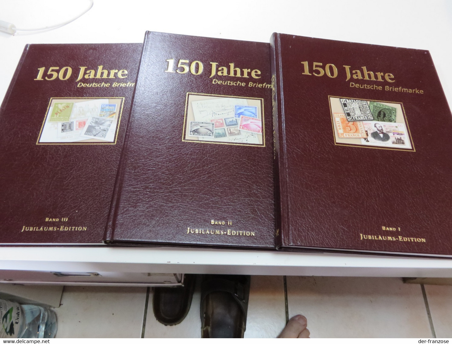 3 BÄNDE  150  Jahre  Deutsche  Briefmarke  JUBILÄUMS - EDITION - Philatelie Und Postgeschichte