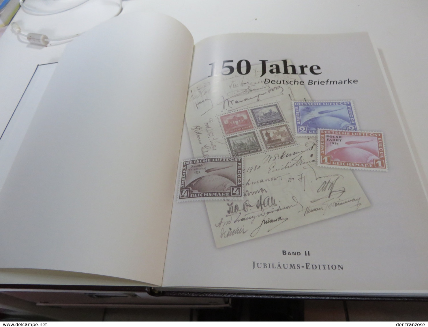 3 BÄNDE  150  Jahre  Deutsche  Briefmarke  JUBILÄUMS - EDITION