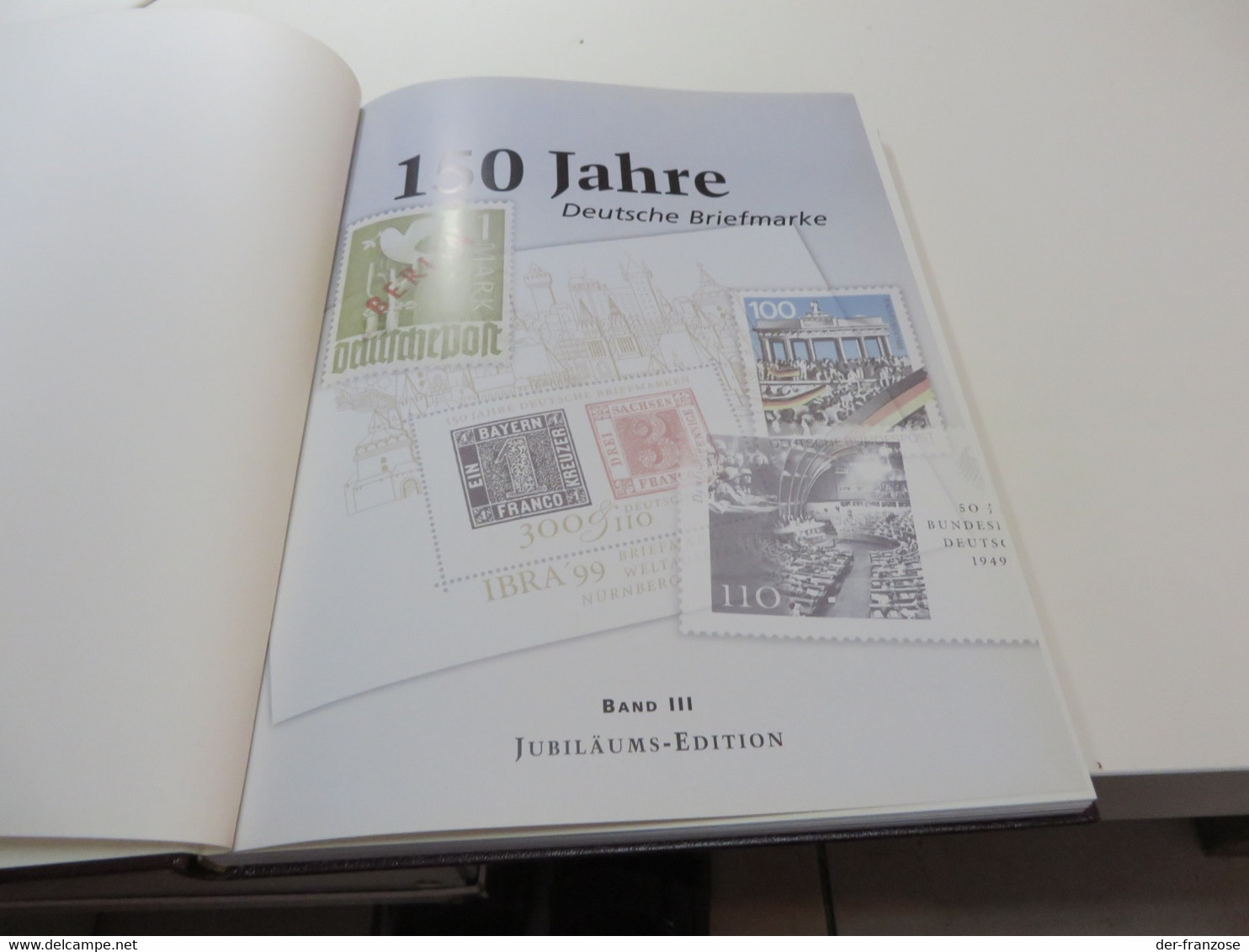 3 BÄNDE  150  Jahre  Deutsche  Briefmarke  JUBILÄUMS - EDITION