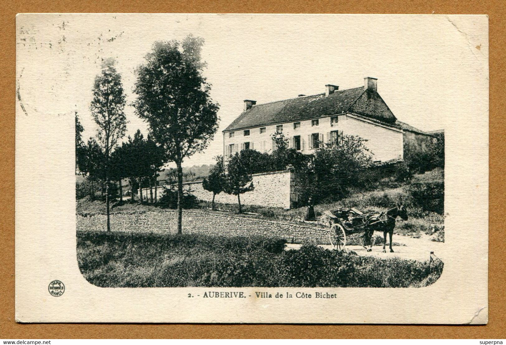 AUBERIVE  (52) : " VILLA DE LA CÔTE BICHET " - Auberive