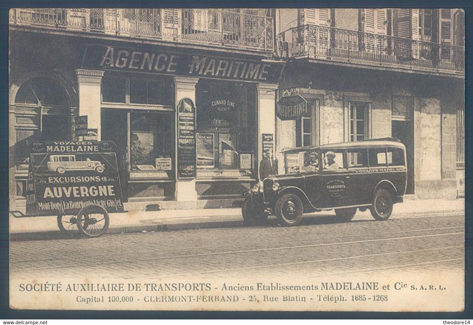 63 CLERMONT FERRAND 25 Rue Blatin  Société De Transport Madelaine Et Cie - Clermont Ferrand