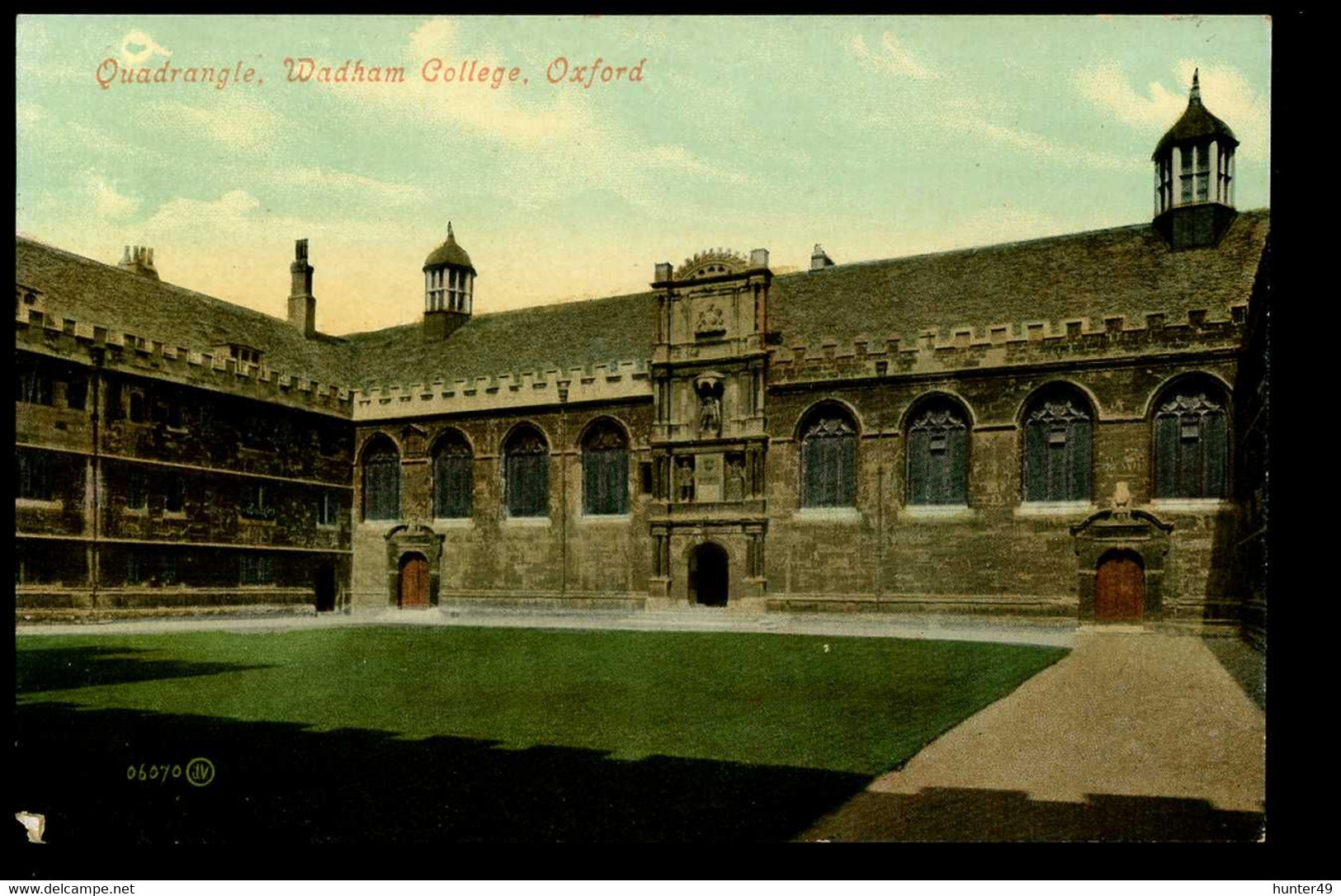 Oxford Wadham College Quadrangle Valentine's - Oxford