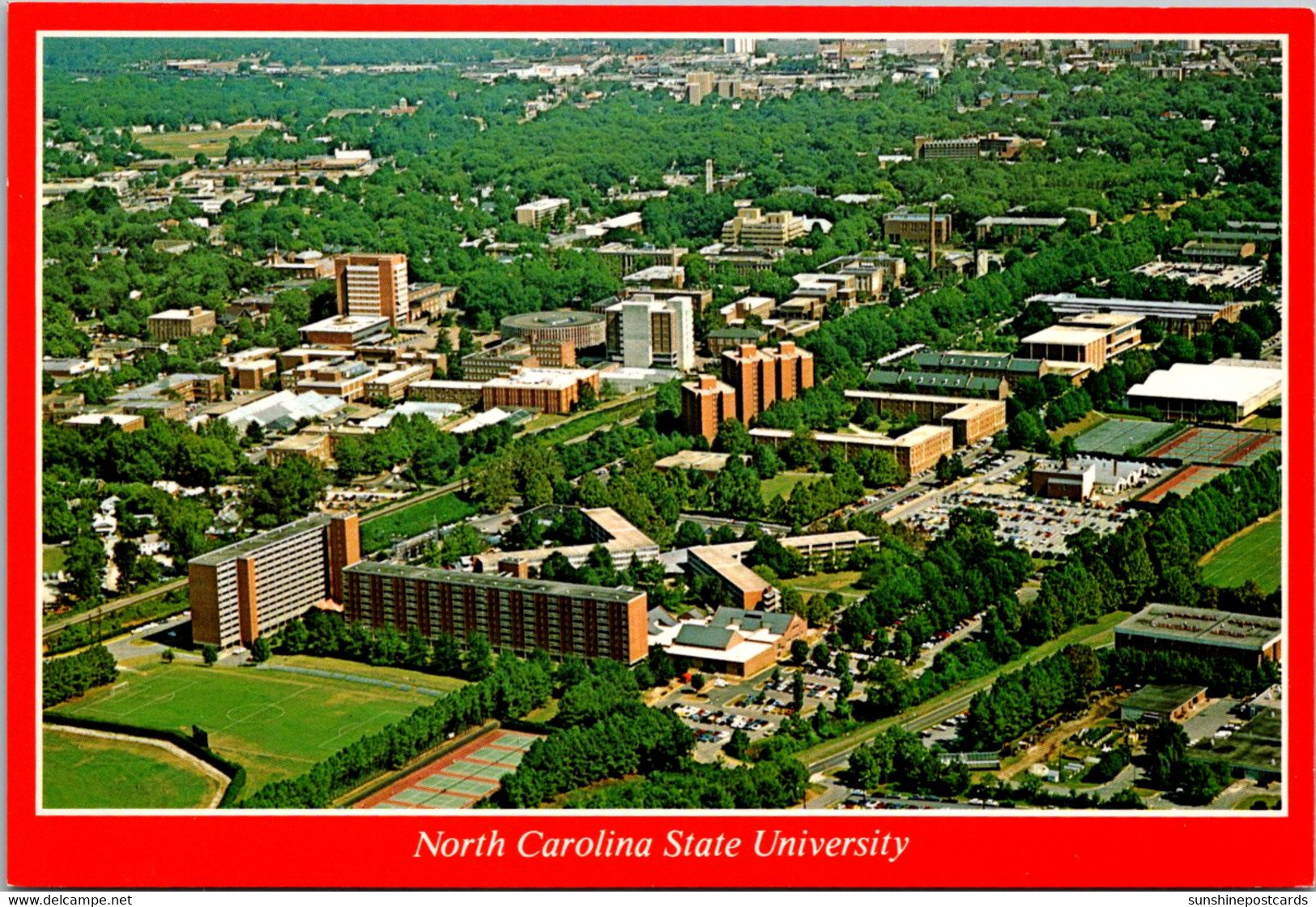 North Carolina Raleigh Aerial View North Carolina State University - Raleigh