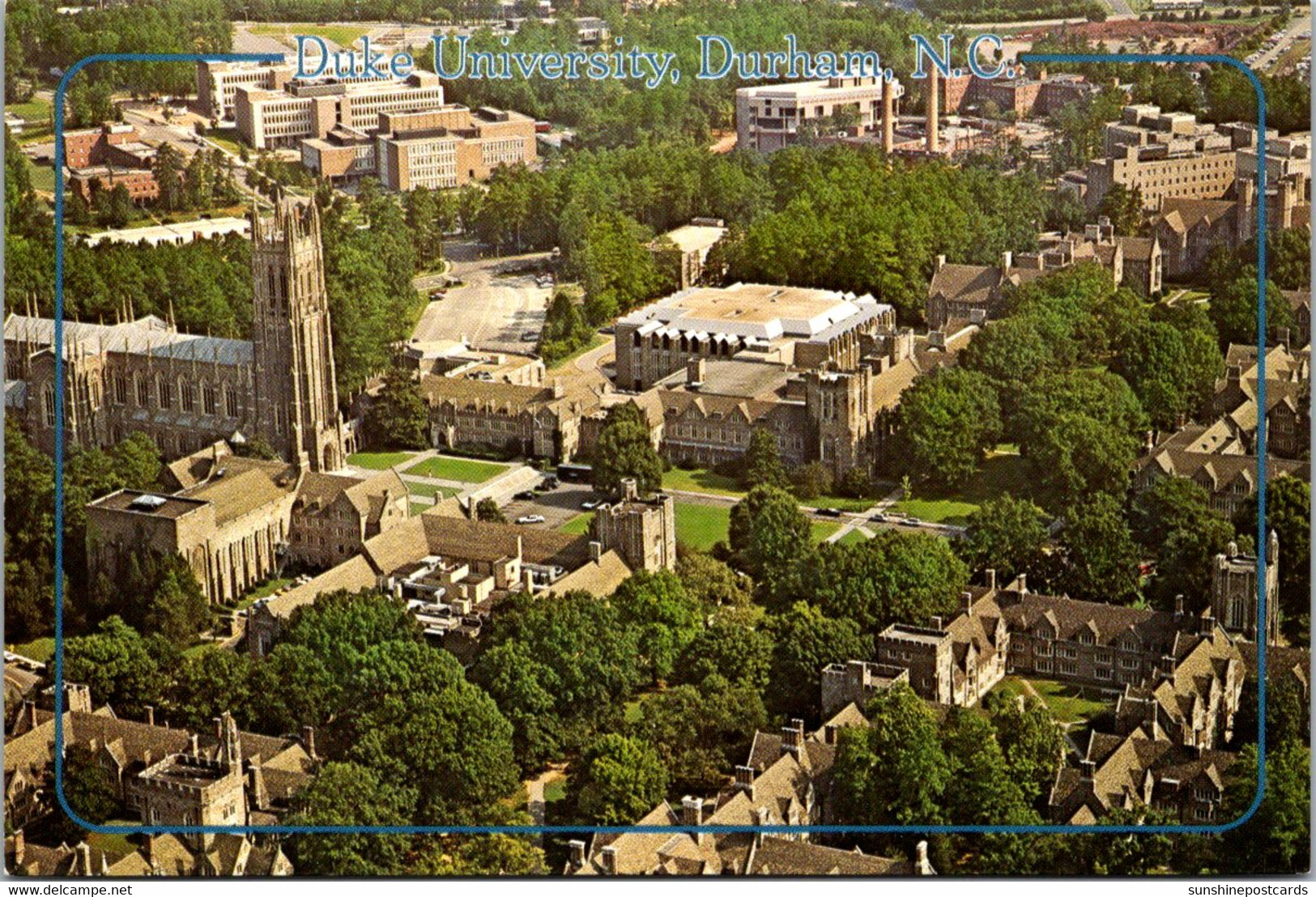 North Carolina Durham Aerial View Duke University - Durham