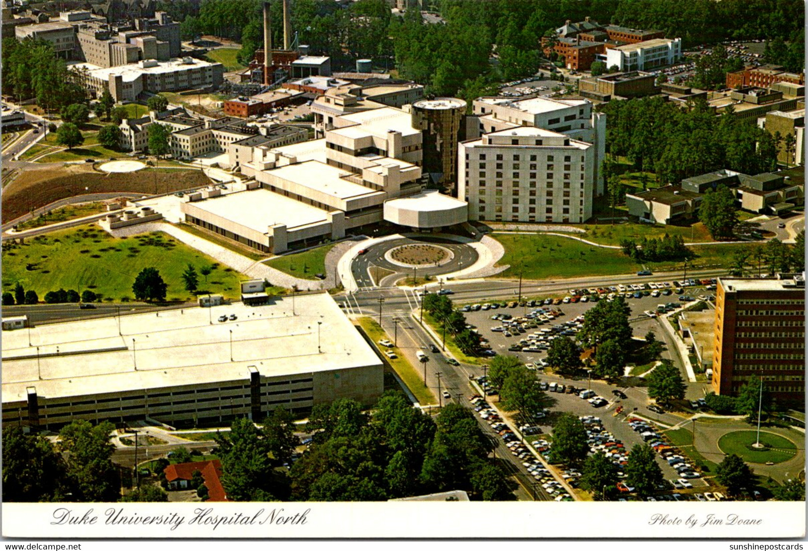 North Carolina Durham Aerial View Duke University Hospital North - Durham