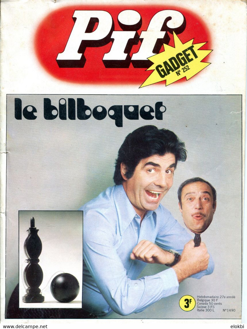 Pif Gadget N°252 - Rahan "Le Pont Des Singes" - Loup-Noir "Les Chasseurs De Scalps" - - Pif Gadget
