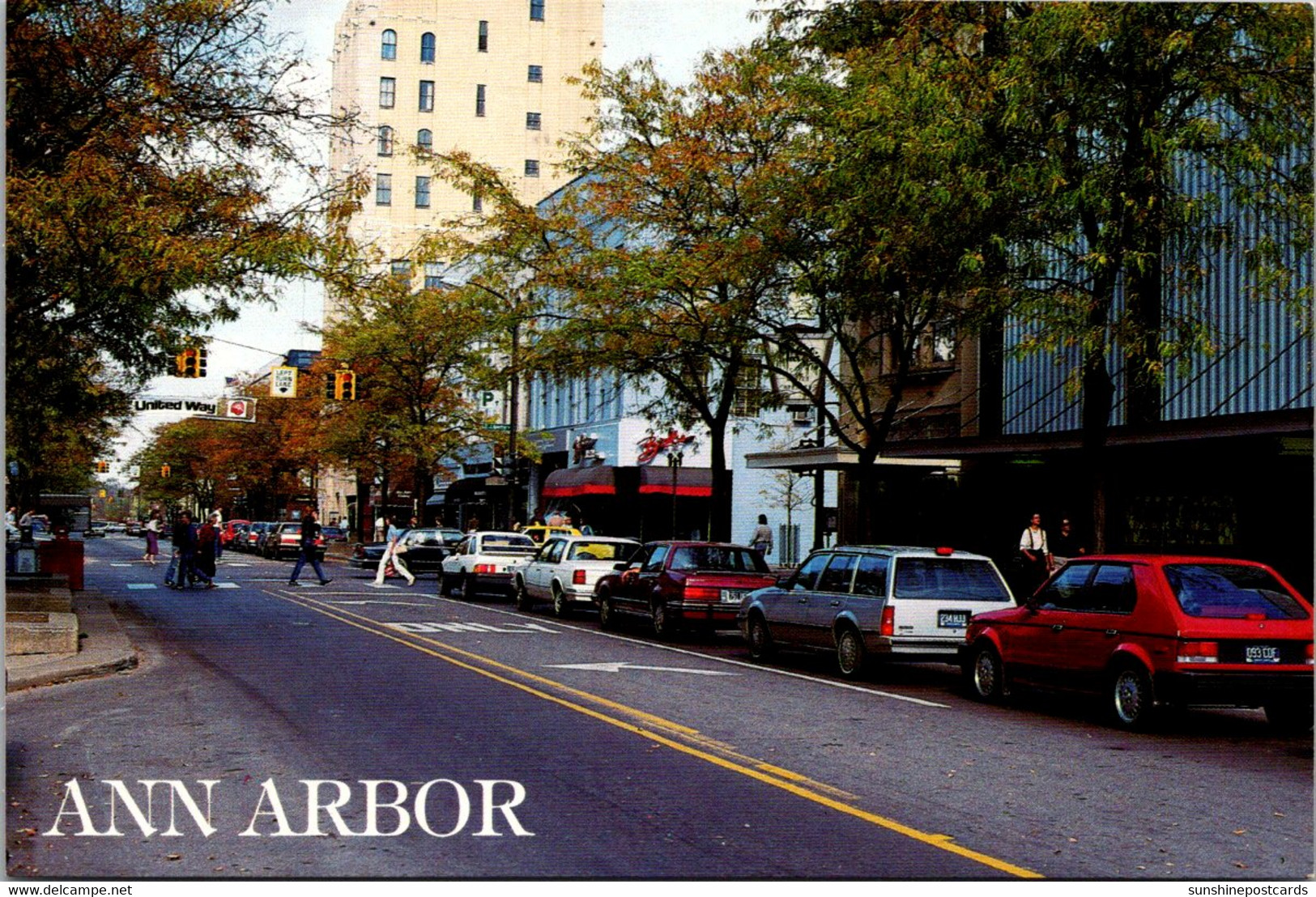 Michigan Ann Arbor Downtown At Main And Liberty Streets - Ann Arbor