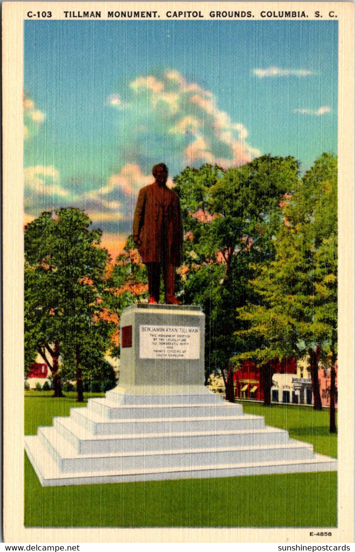 South Carolina Columbia Capitol Grounds Tillman Monument - Columbia