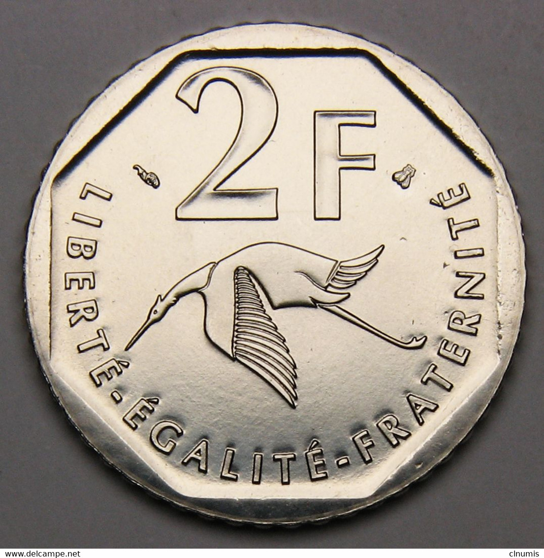 TRES RARE ! Essai De 2 Francs Georges Guynemer, 1997, Nickel - V° République - Essais, Piéforts, épreuves & Flans Brunis