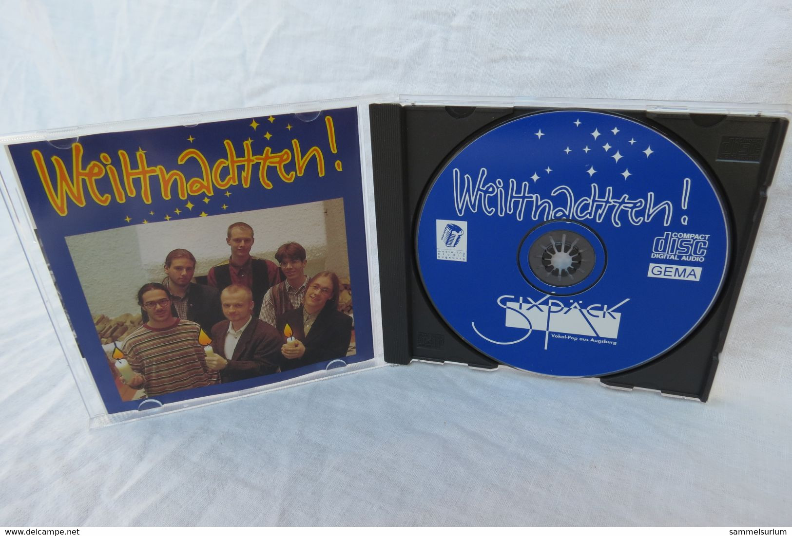 CD "Sixpäck" Weihnachten, Vokal-Pop Aus Augsburg - Canzoni Di Natale
