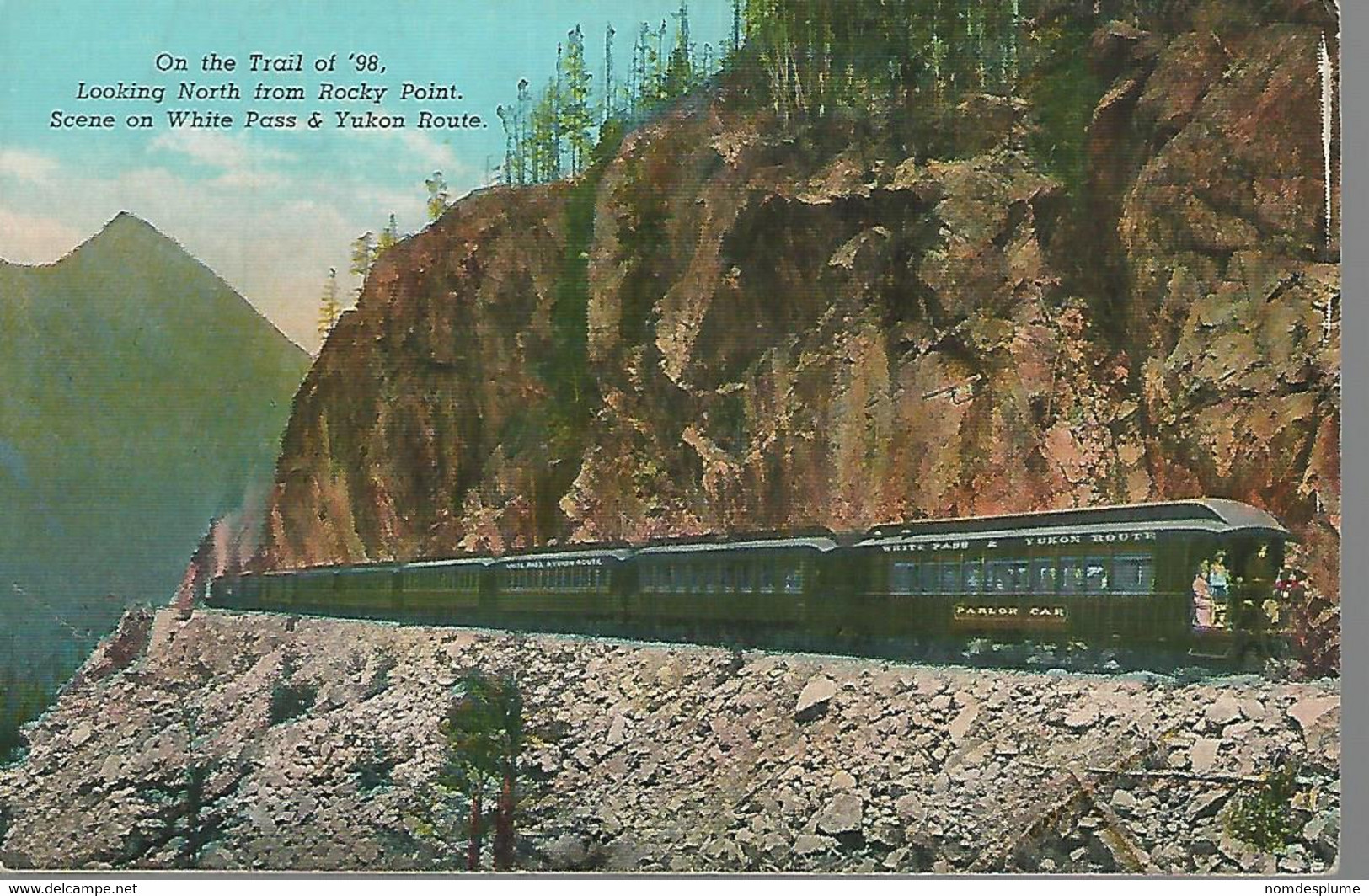 59134 ) Yukon  White Pass And Yukon Route Railroad Trail Of '98 - Yukon