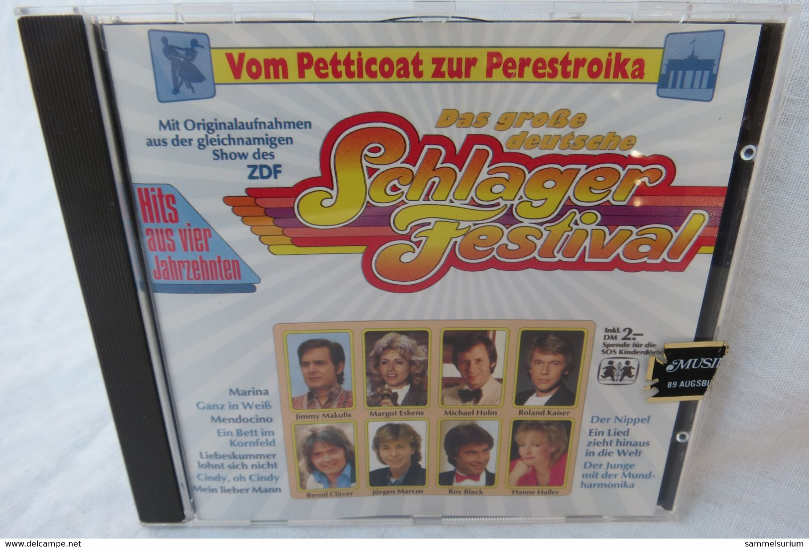 CD "Das Große Deutsche Schlager Festival" Vom Petticoat Zur Perestroika, Hits Aus 4 Jahrzehnten - Compilations
