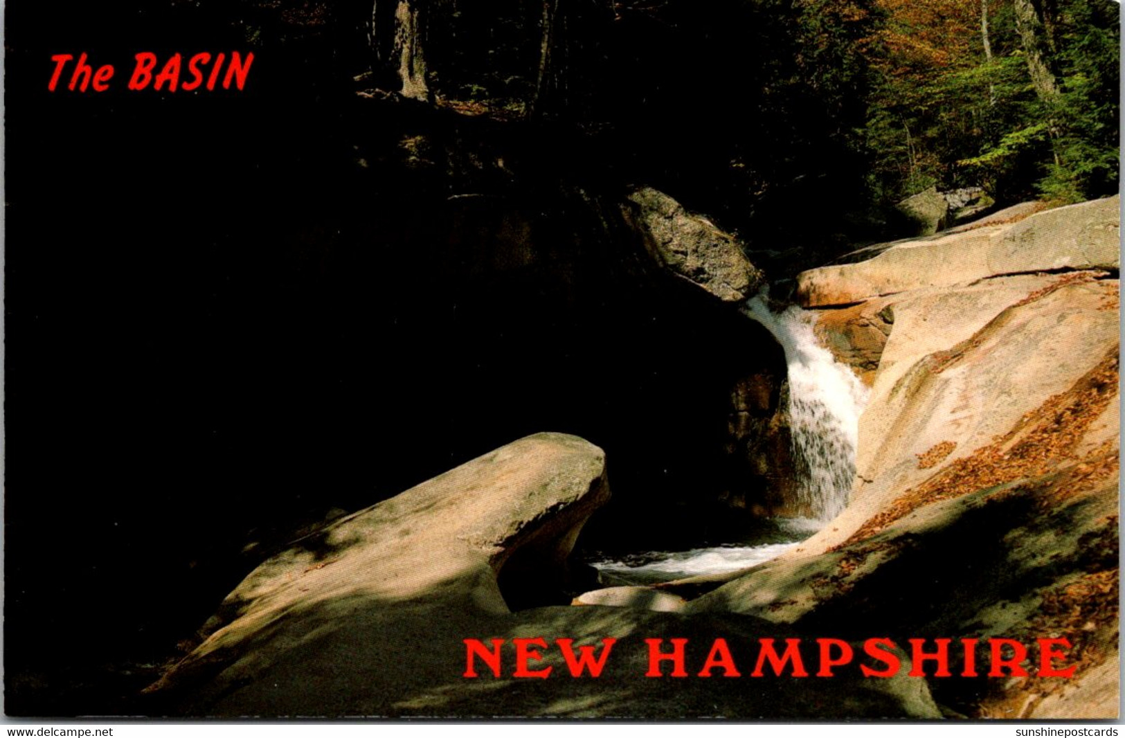 New Hampshire Franconia Notch The Basin - White Mountains