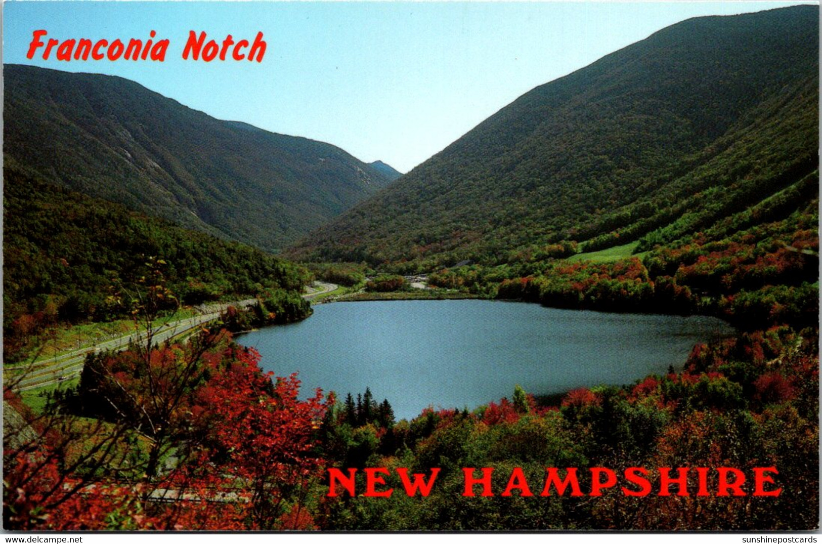 New Hampshire Franconia Notch Echo Lake - White Mountains