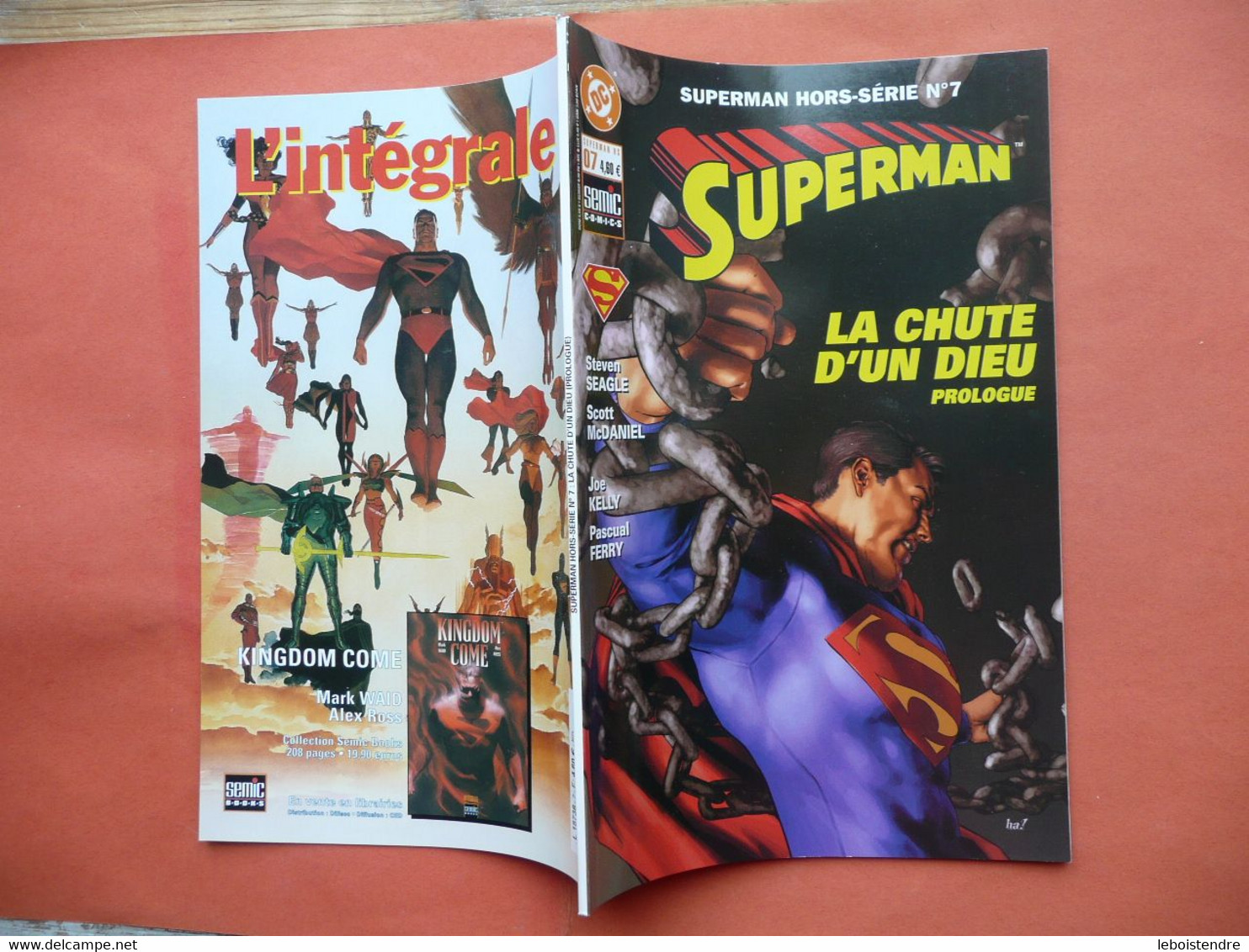 SUPERMAN HORS SERIE N 7  JUIN 2004 LA CHUTE D UN DIEU PROLOGUE DC SEMIC COMICS TRES BON ETAT - Superman