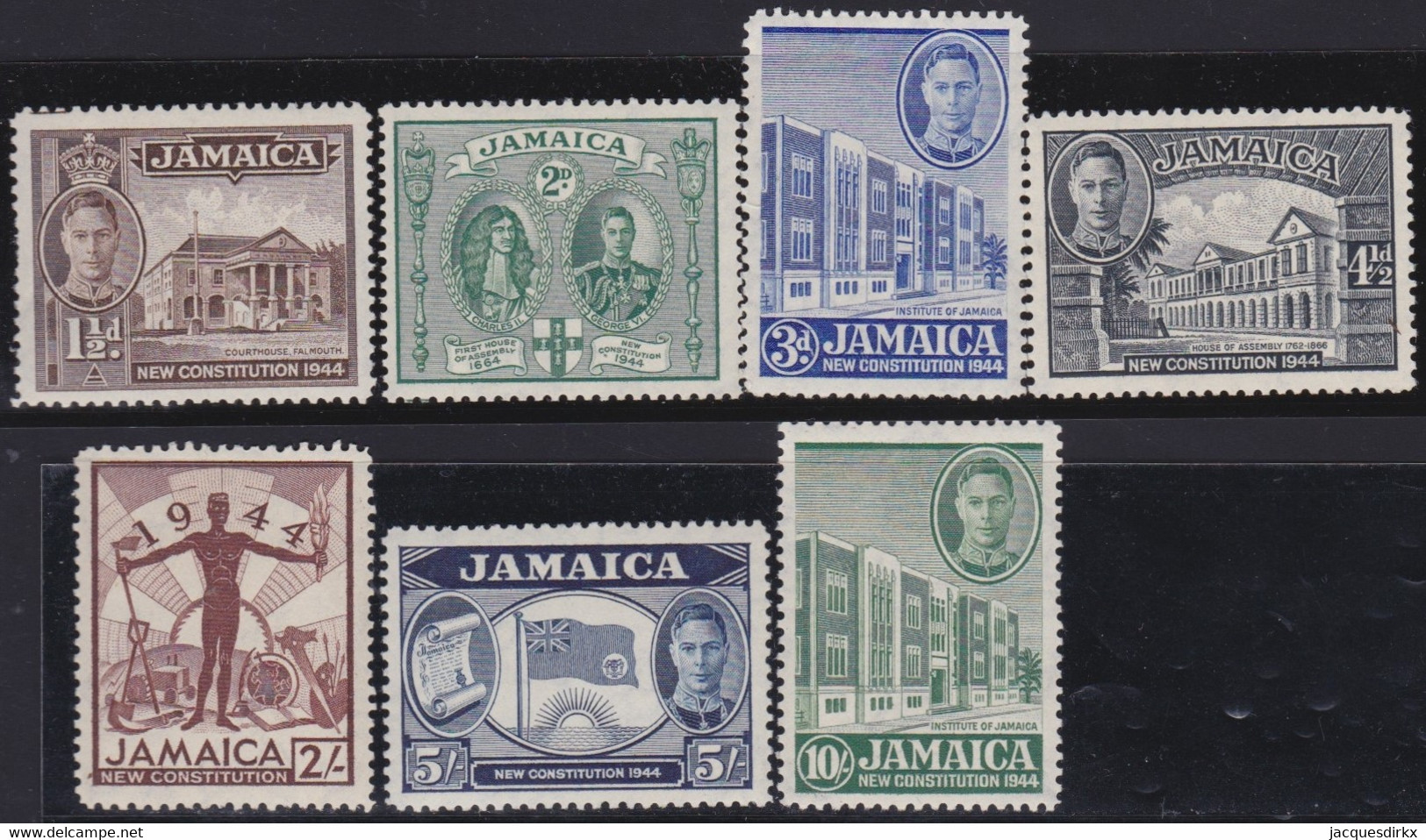 Jamaica     .   SG   .   134/140      .   *    .    Mint-hinged    .    /     .  Neuf Avec Gomme - Jamaica (...-1961)