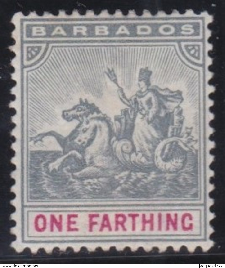 Barbados      .   SG   .   105      .   *    .    Mint-hinged    .    /     .  Neuf Avec Gomme - Barbados (...-1966)