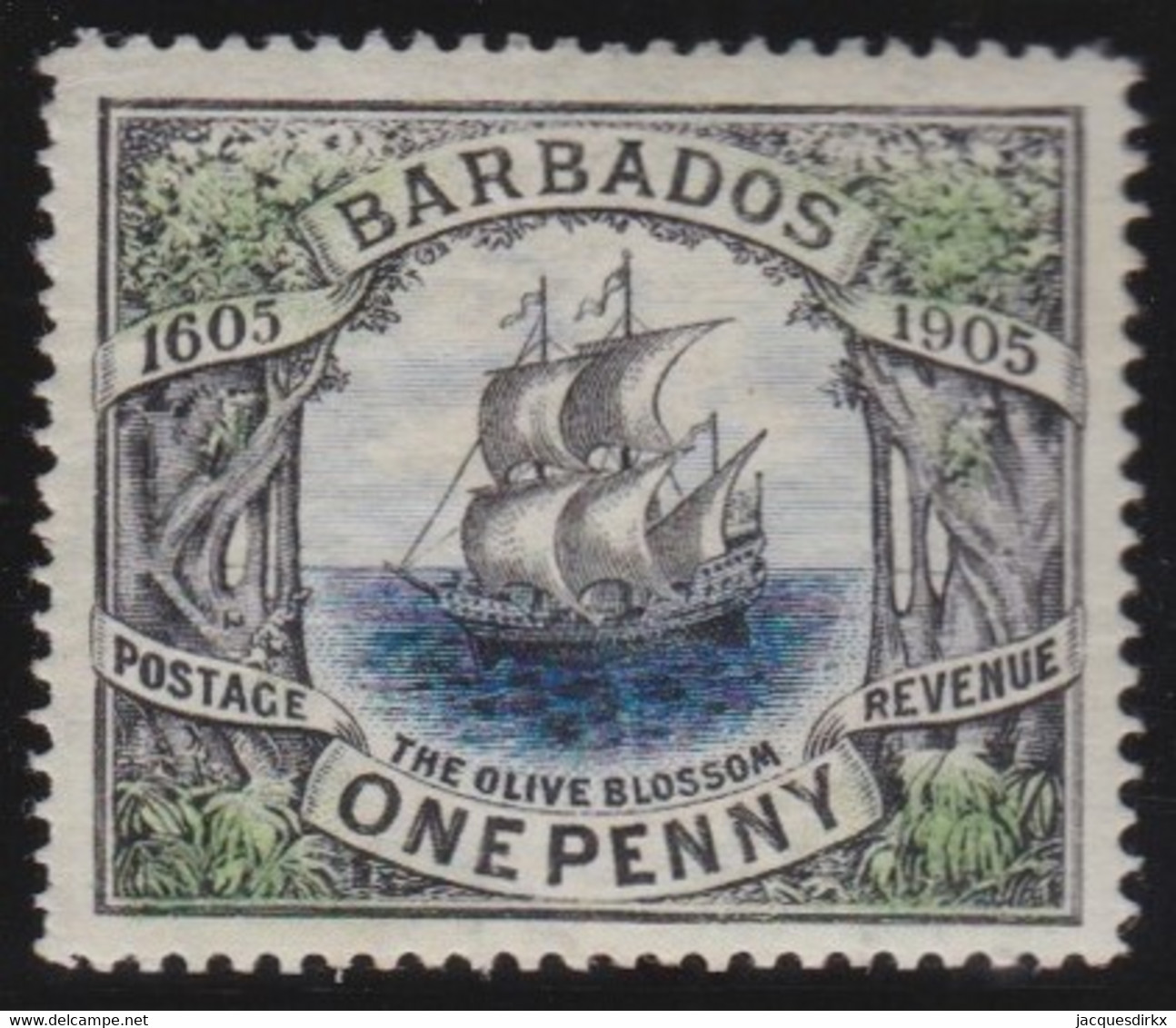 Barbados      .   SG   .   152    .   *    .    Mint-hinged    .    /     .  Neuf Avec Gomme - Barbades (...-1966)